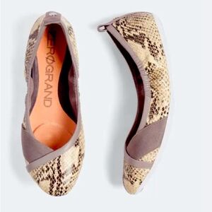 Cole Haan Snakeskin Ballet Flats